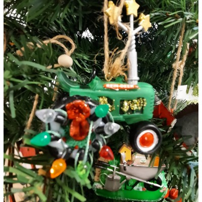 Christmas tractor